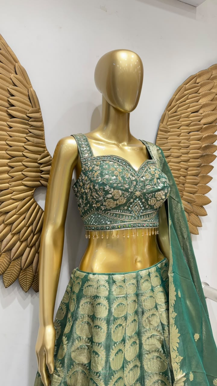 Wedding Crop - Top Lehanga