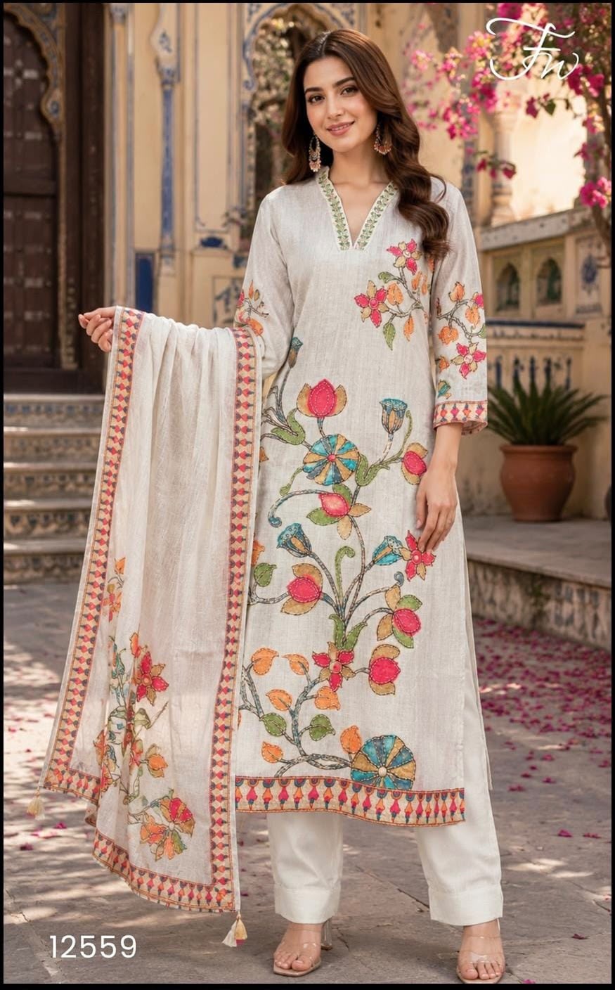 3pcs Kurthi Set
