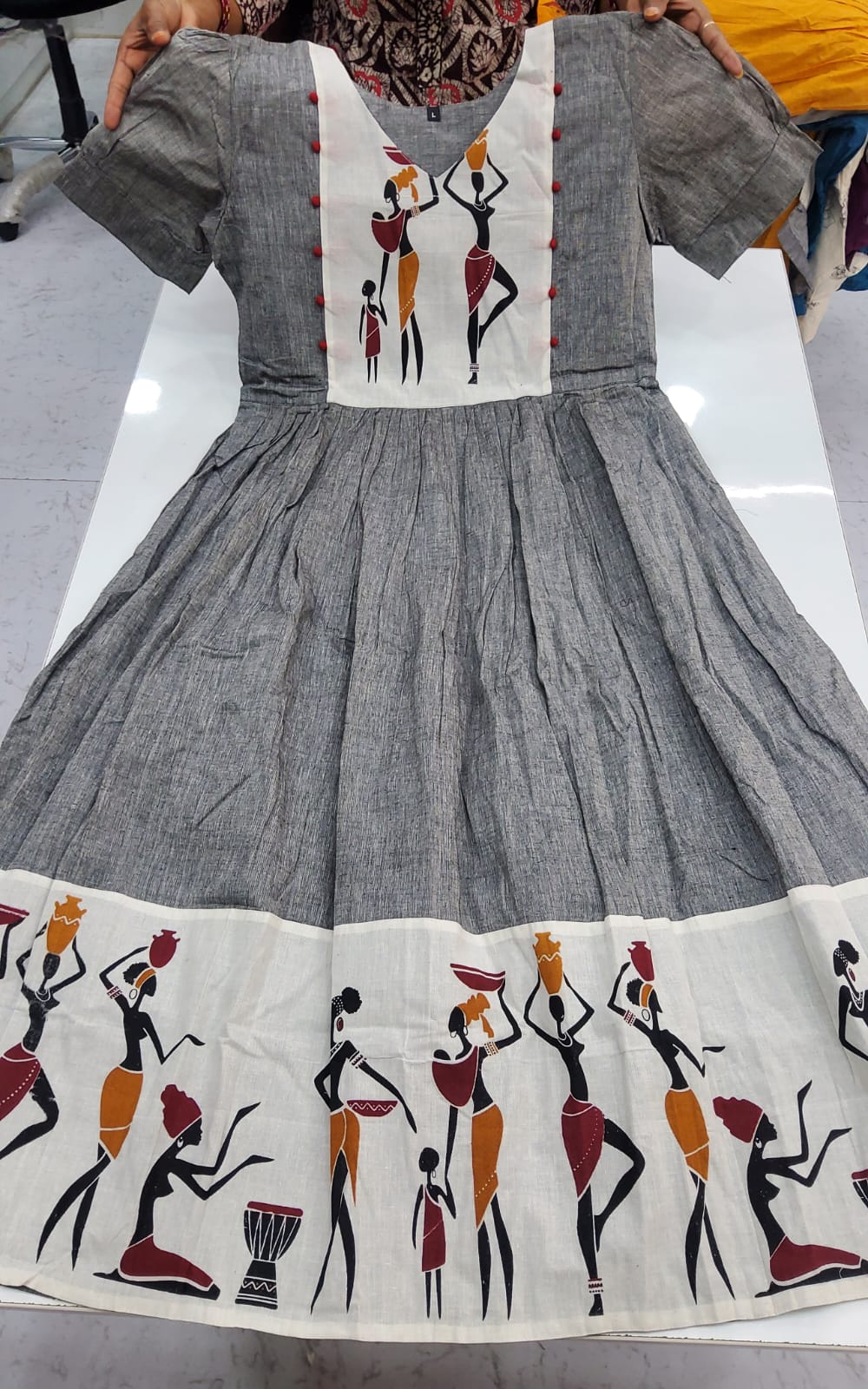Tribal Print Cotton Kurti