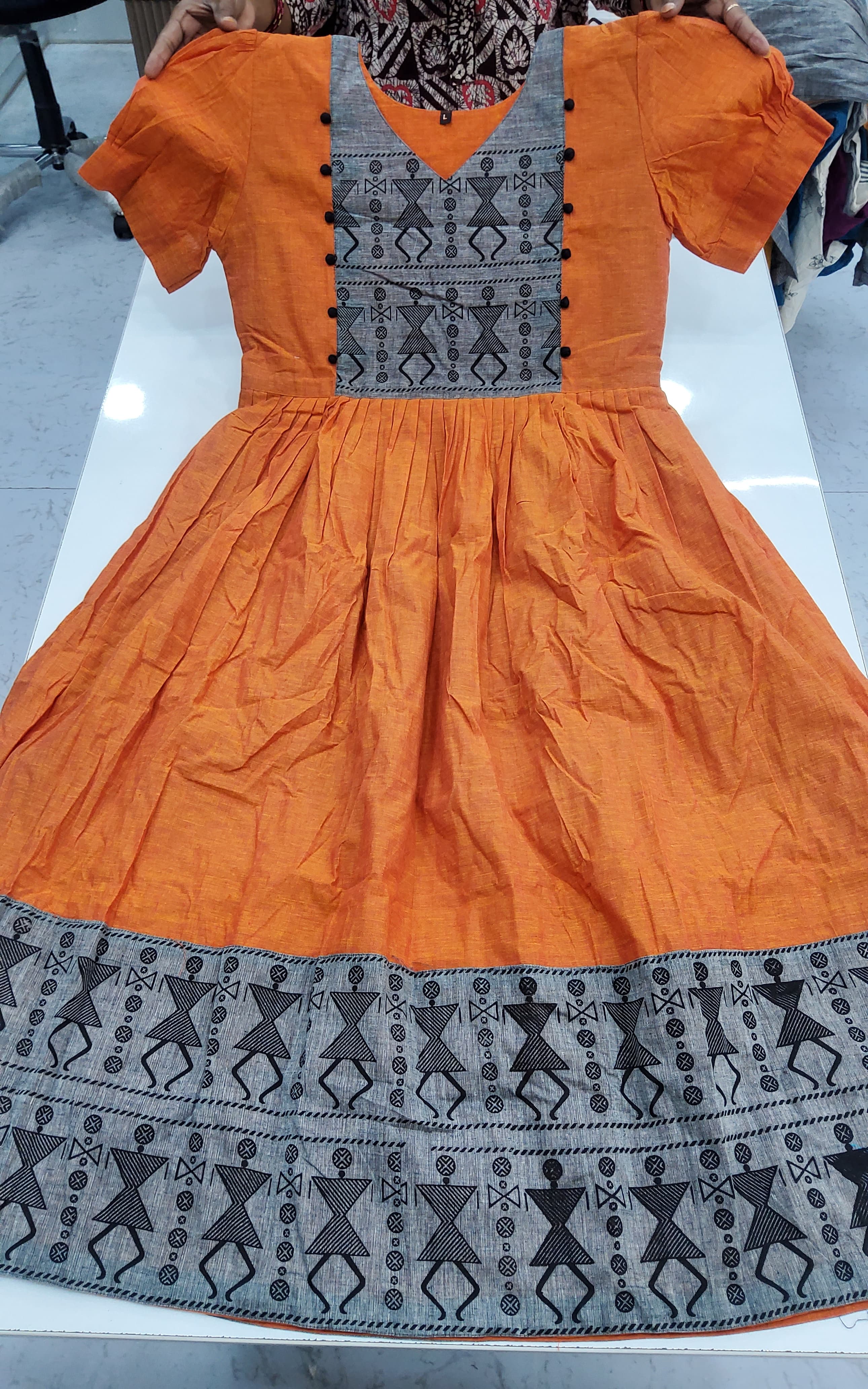 Tribal Print Cotton Kurti